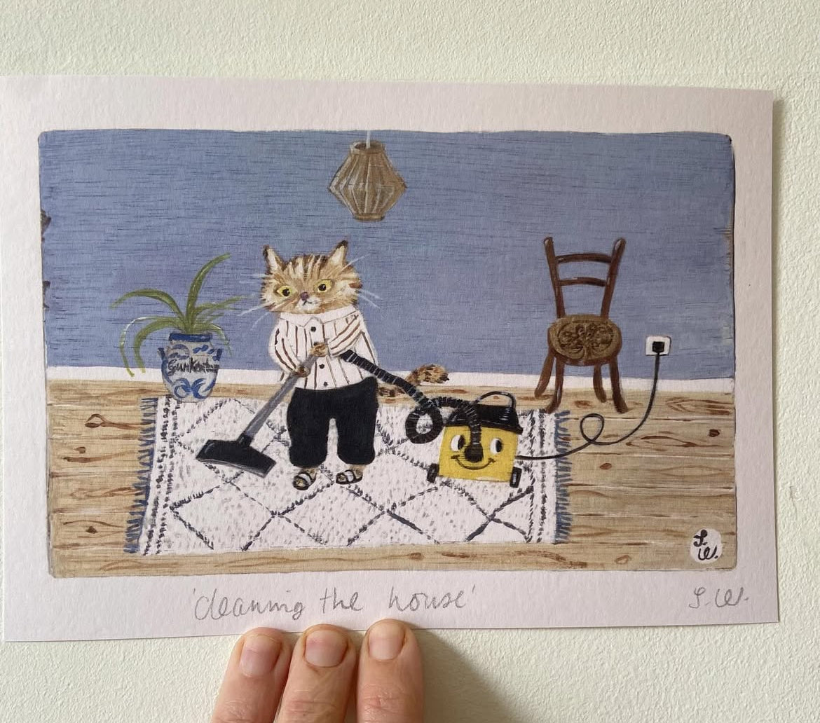 Tidying The House Print