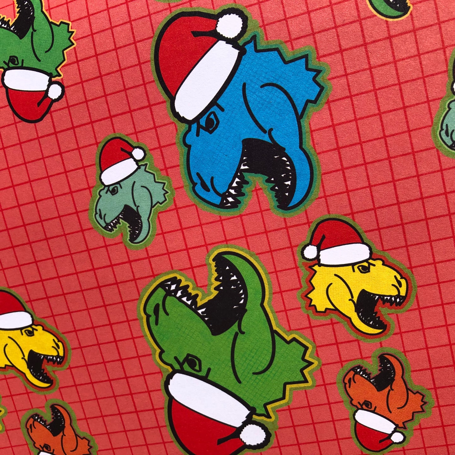 Christmas Dino Wrapping Paper