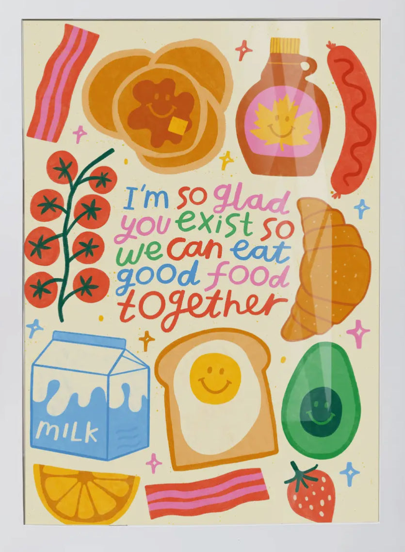 Eat Food Together Print