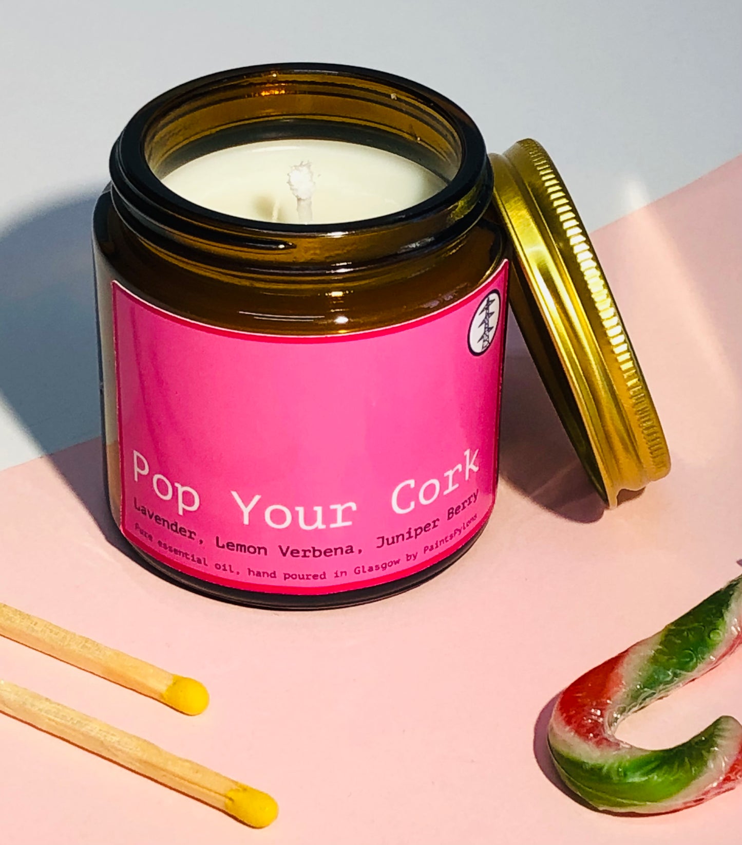 PaintsPylons Festive Jar Candle