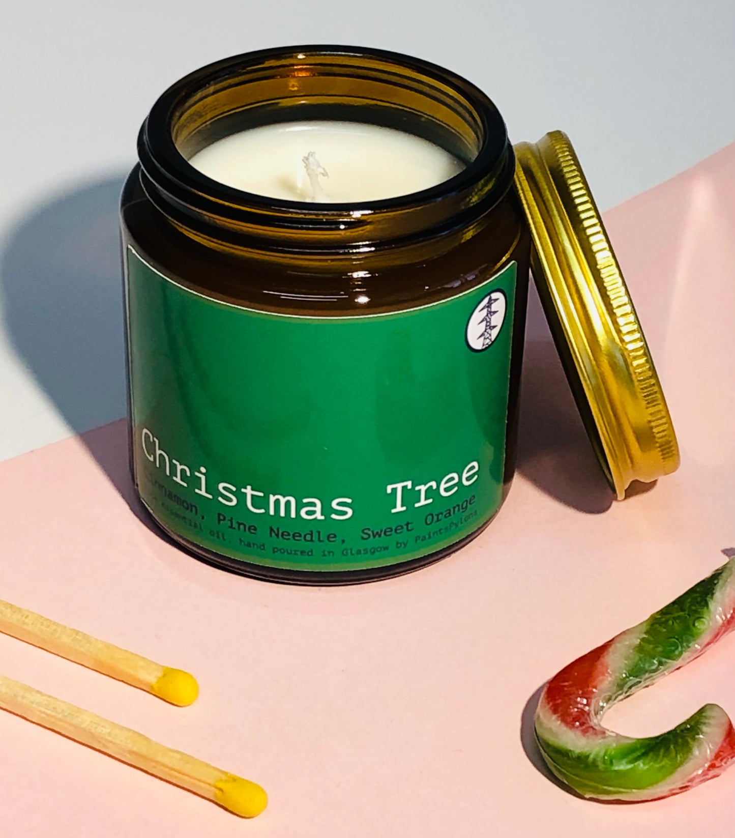 PaintsPylons Festive Jar Candle