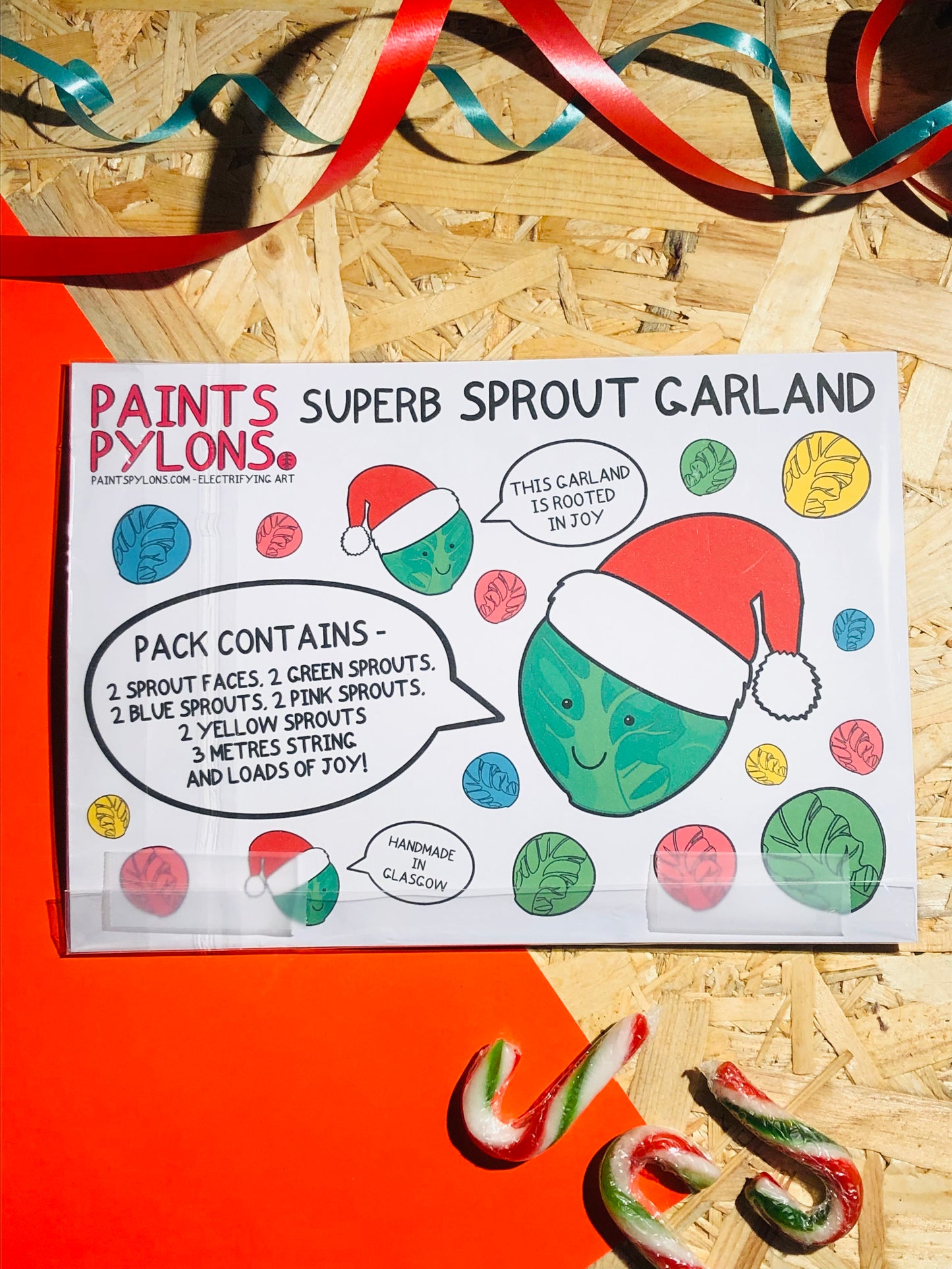 Sprout Christmas Garland