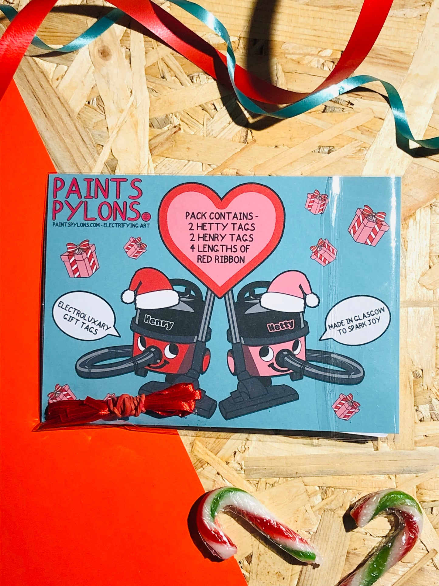 Christmas Henry & Hetty Hoover Gift Tags