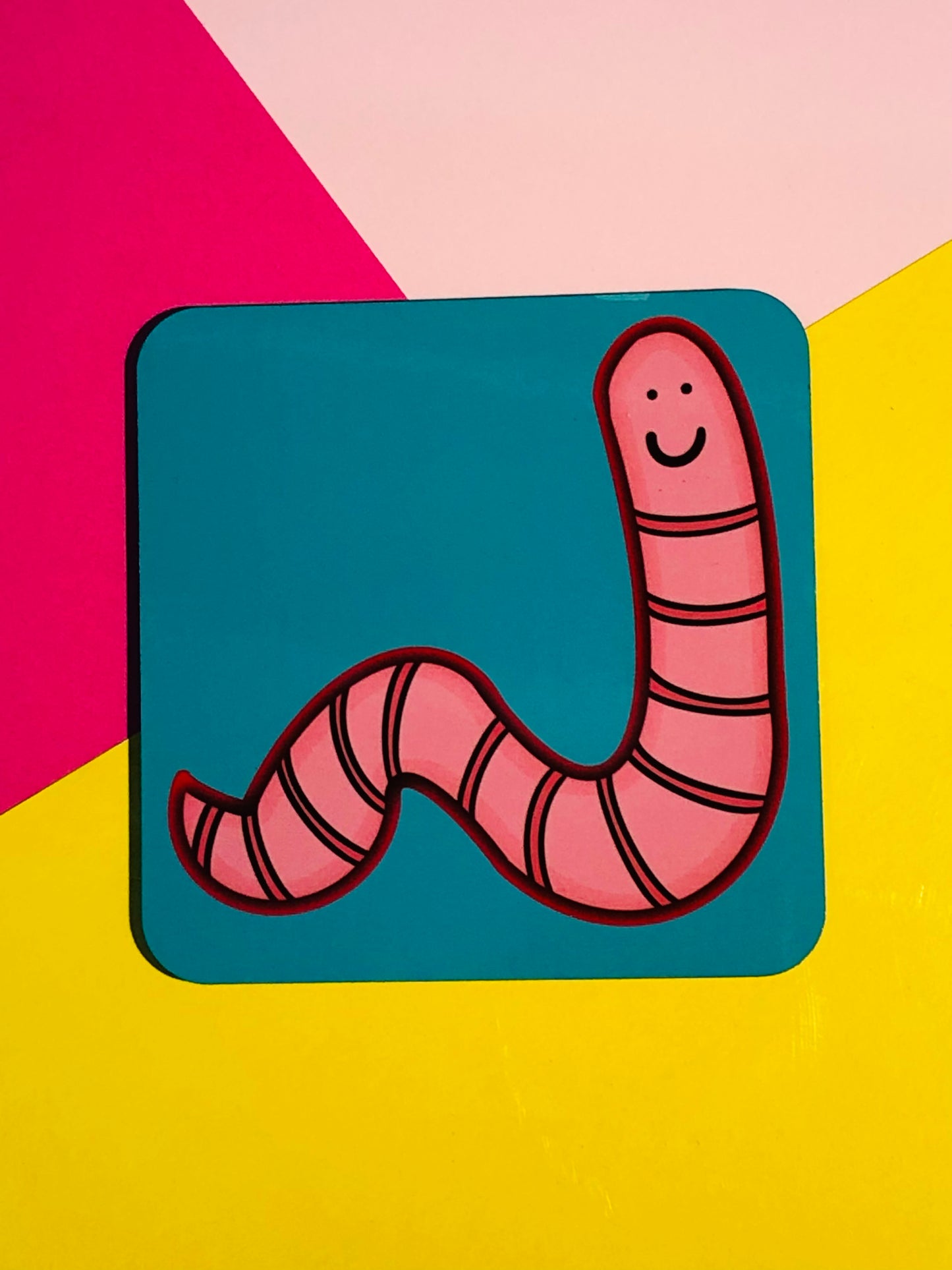 Cute Worm Coaster