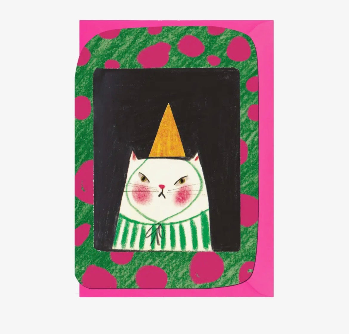 Die Cut Cat Birthday Card