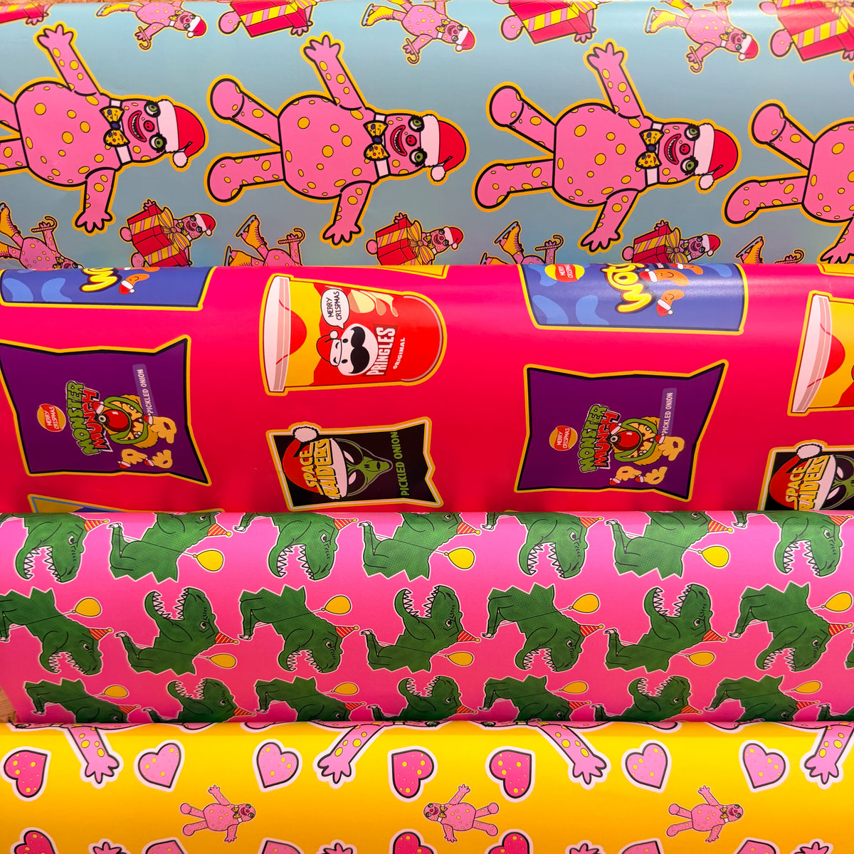 Christmas Blobby Wrapping Paper