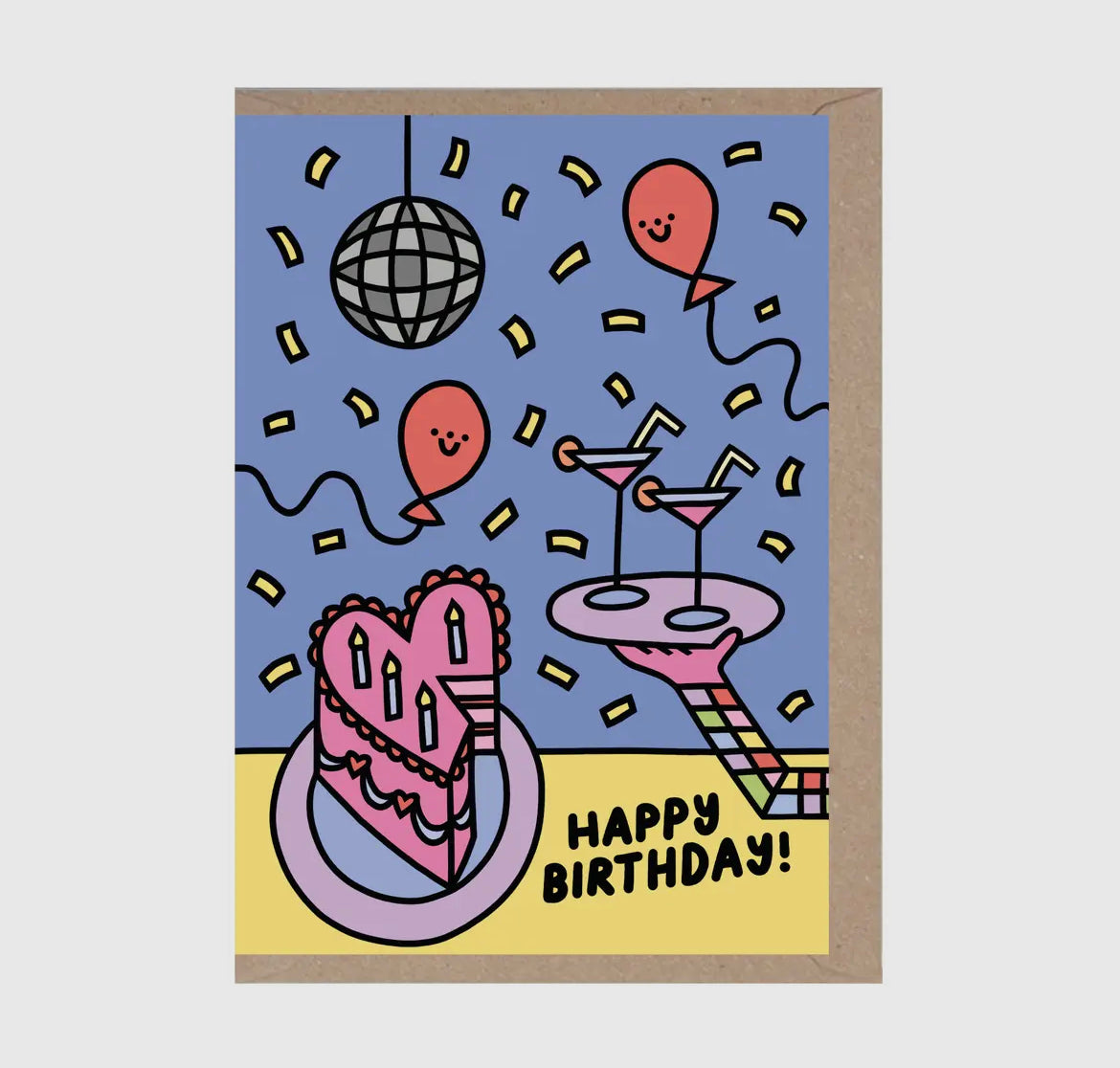 Happy Birthday Cake Card