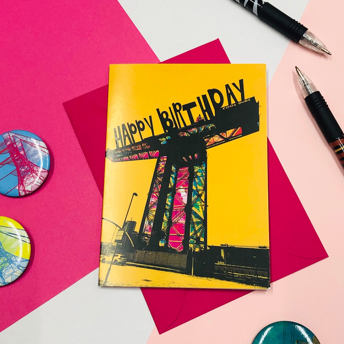 Crane Birthday Greetings Card