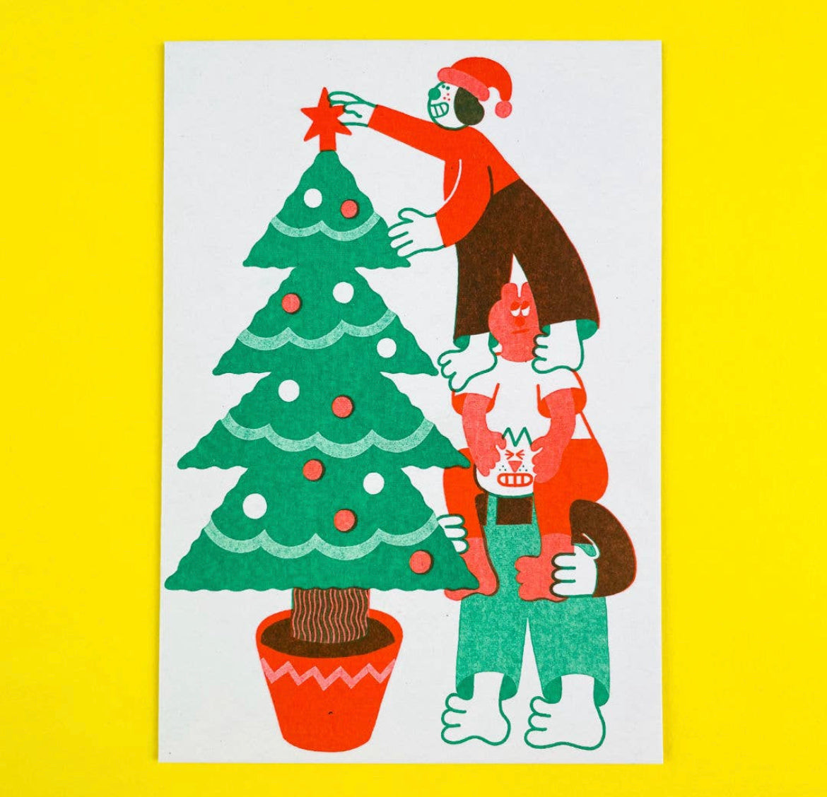 Christmas Tree Decorators Card