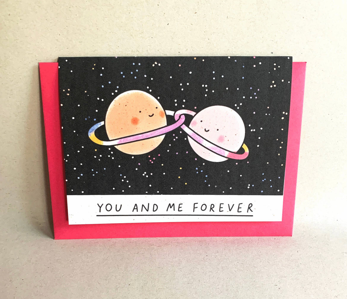 You and Me Forever Valentine’s Greeting Card
