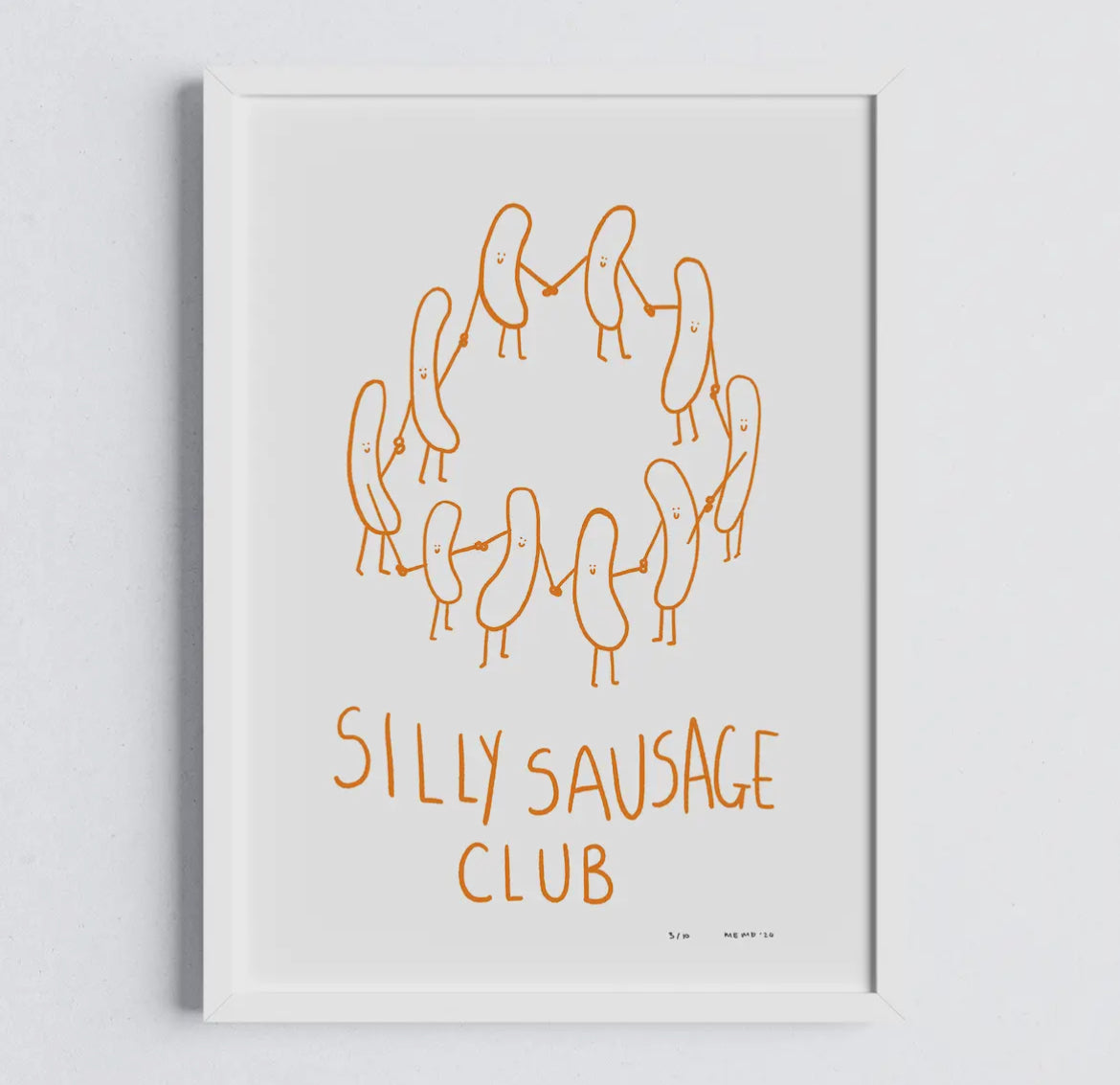 Silly Sausages Print