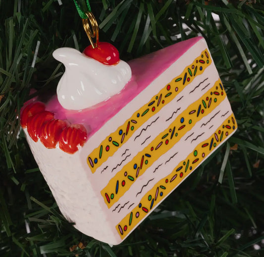 Cake Slice Ornament