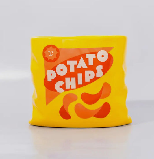 Potato Chips Ceramic Vase