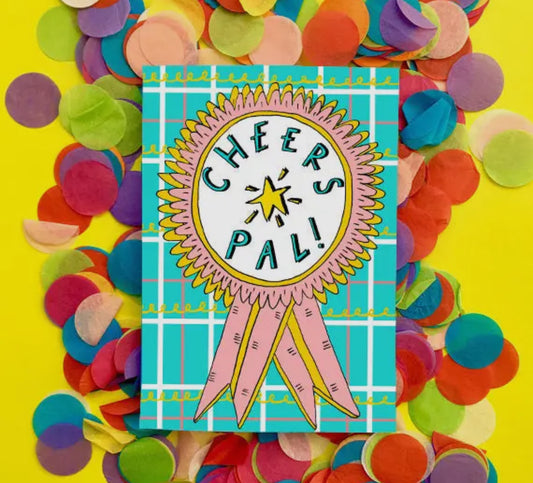 Cheers Pal Greetings Card