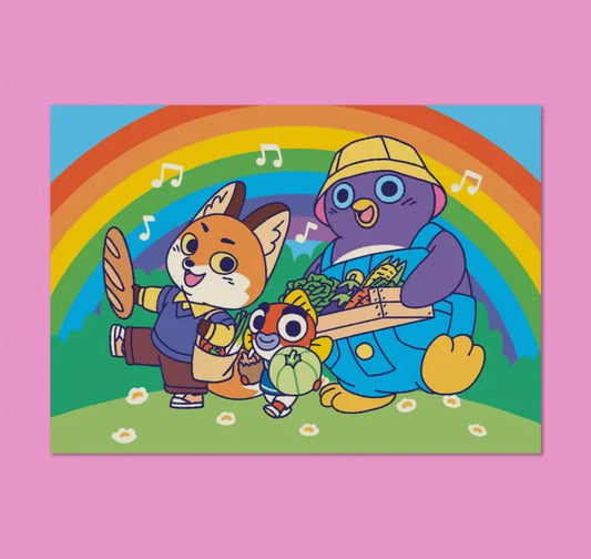 Market Day Mini Print