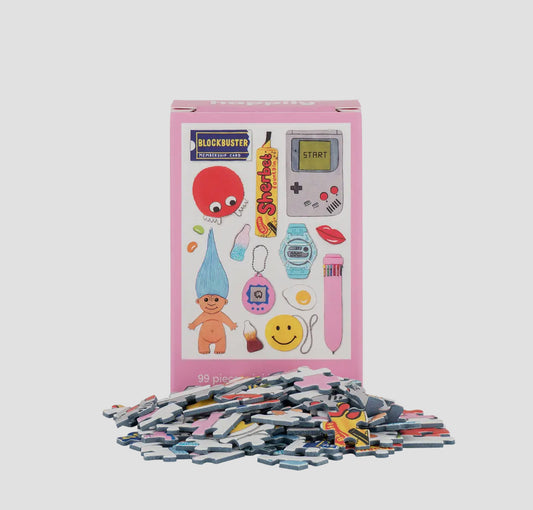 Retro 90's - 99 Piece Mini Jigsaw Puzzle