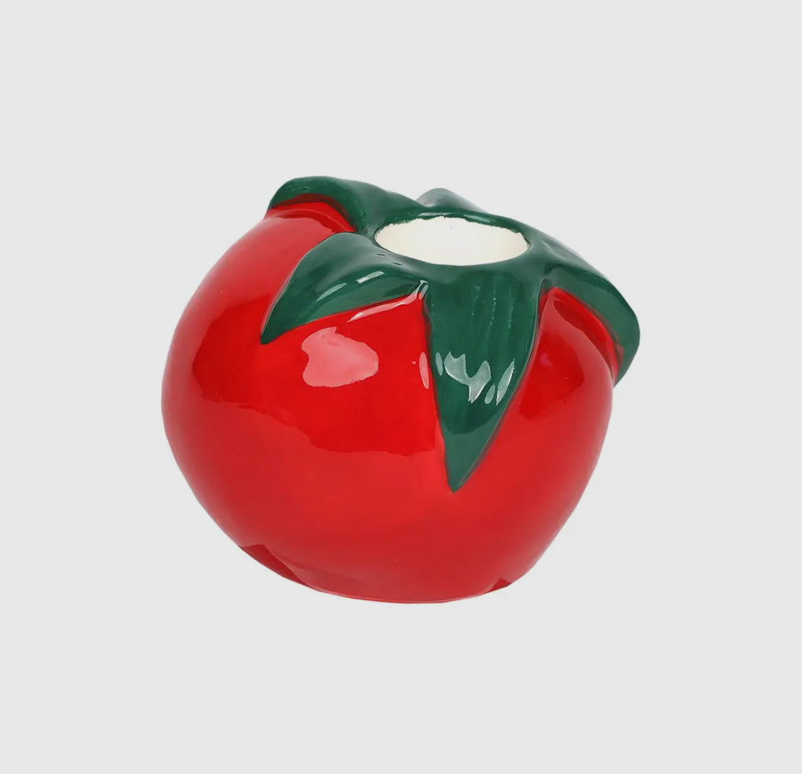Tomato Ceramic Candle Holder