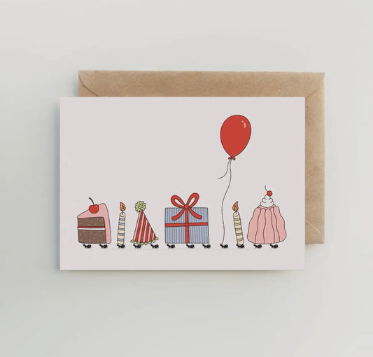 Ant Party Greetings Card