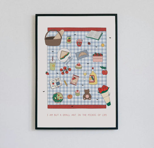 Picnic of Life Art Print