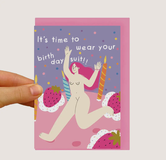 Birthday Suit Card