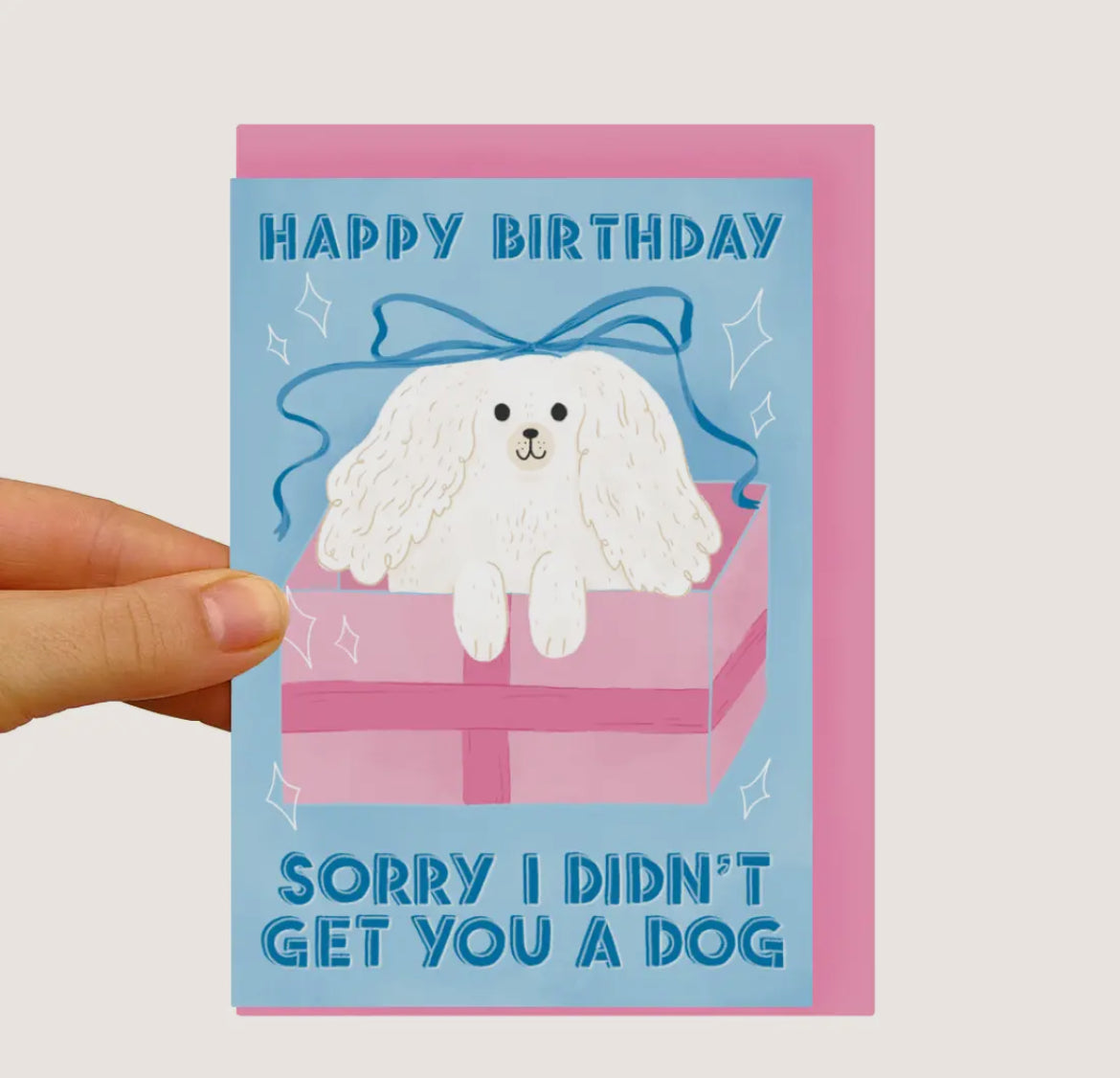 Sorry No Dogs Birthday Card