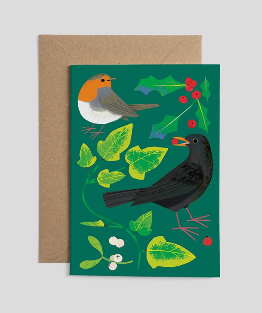 Holly and Ivy Card