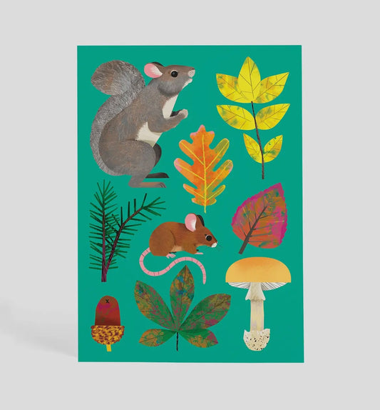 Autumn Hoards Postcard