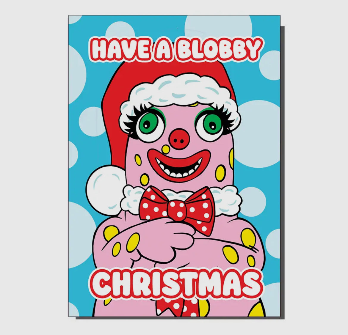 Have A Blobby Christmas Christmas Card