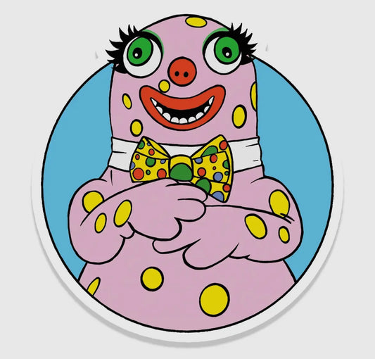 Mr Blobby Vinyl Sticker