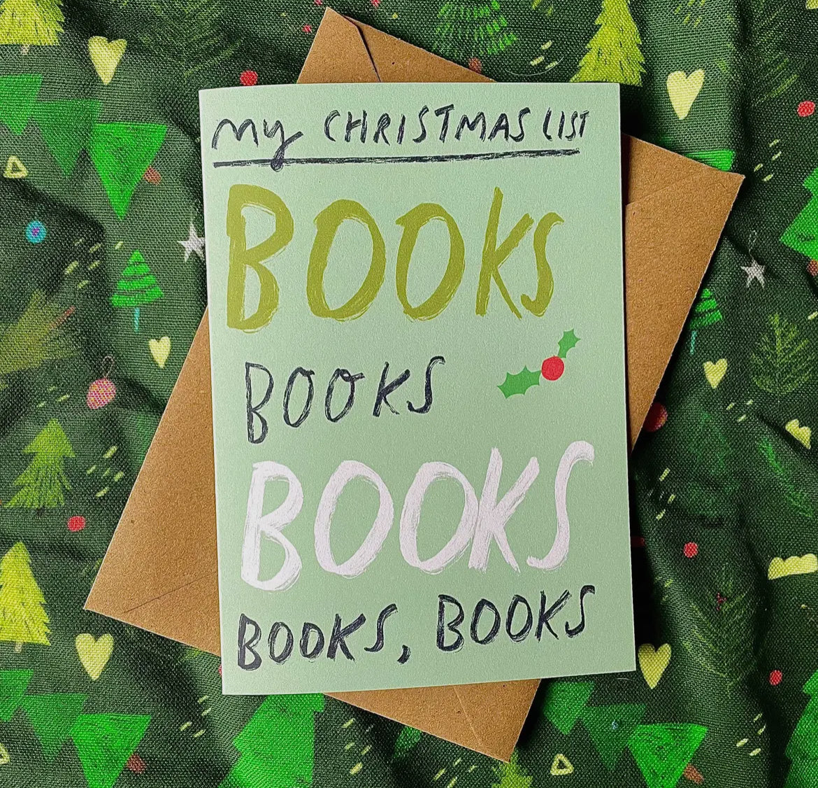 Christmas List Christmas Card