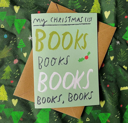 Christmas List Christmas Card