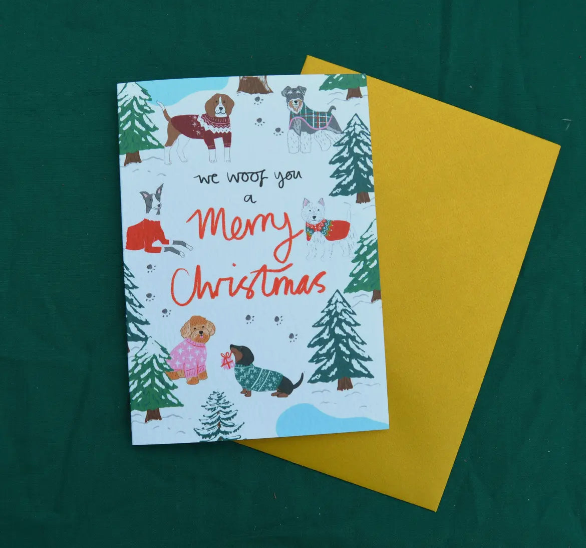 We Woof You A Merry Christmas Card