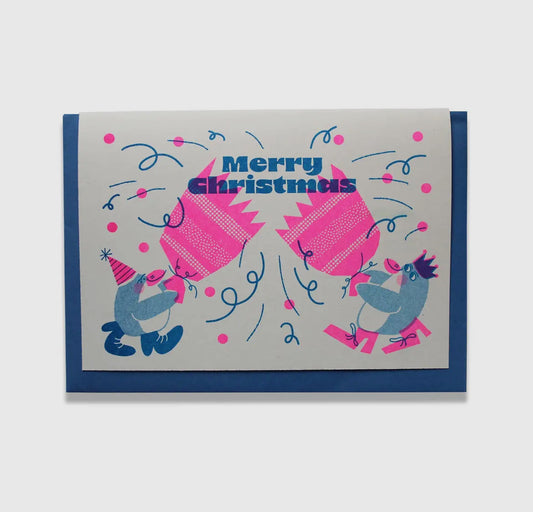 Cracker Riso Greetings Card