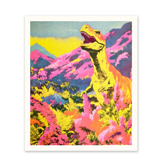 T-Rex Riso Print