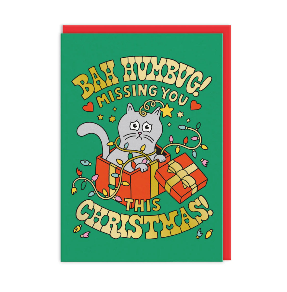 Bah Humbug Missing You Card