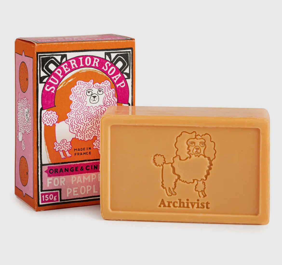 Orange & Cinnamon Poodle Soap