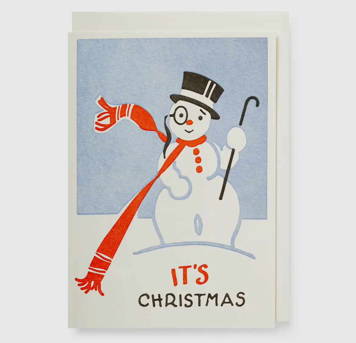 Snowman Mini Christmas Card