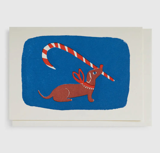 Dog Mini Christmas Card