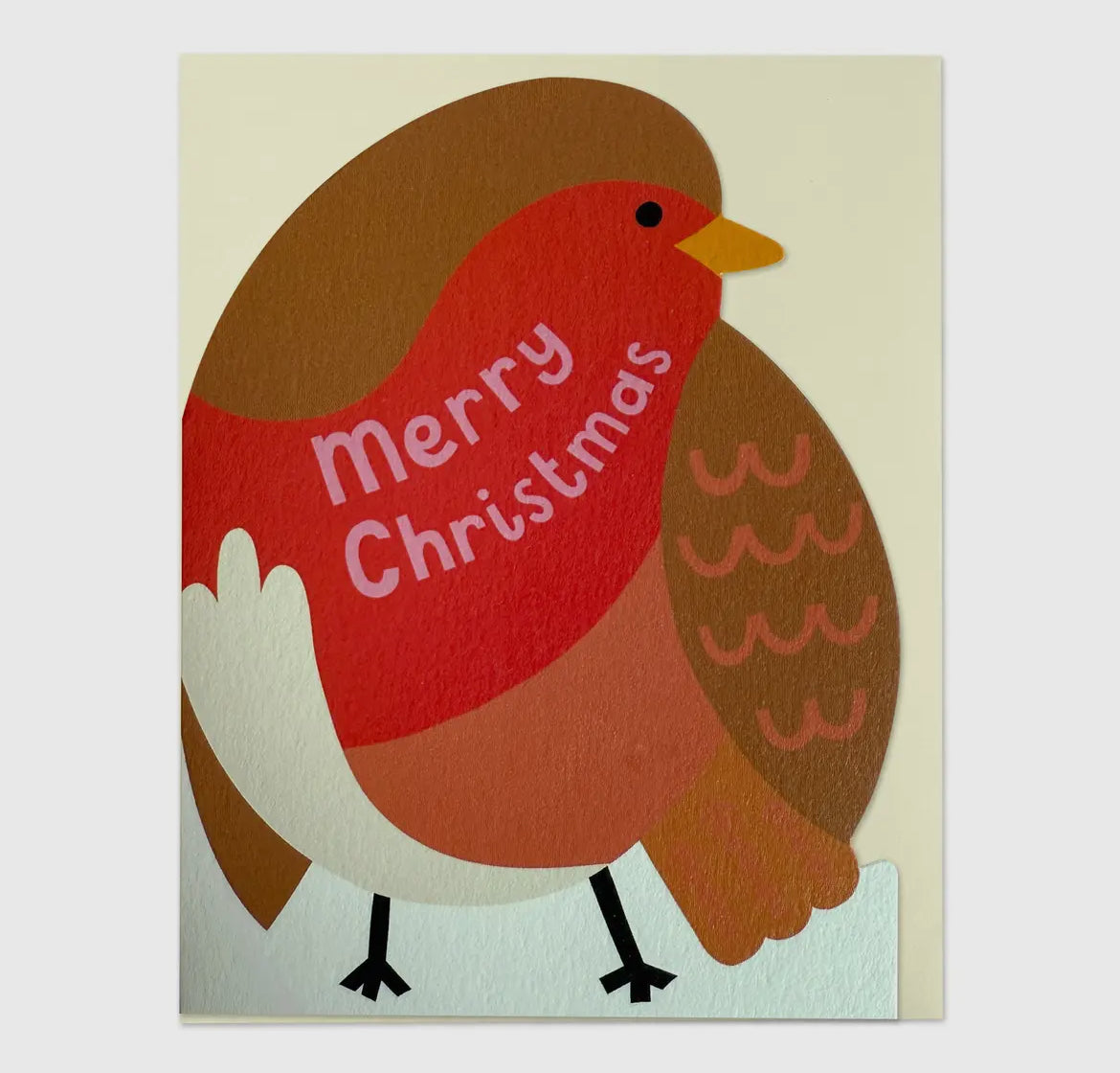 Merry Christmas Robin Mini Card