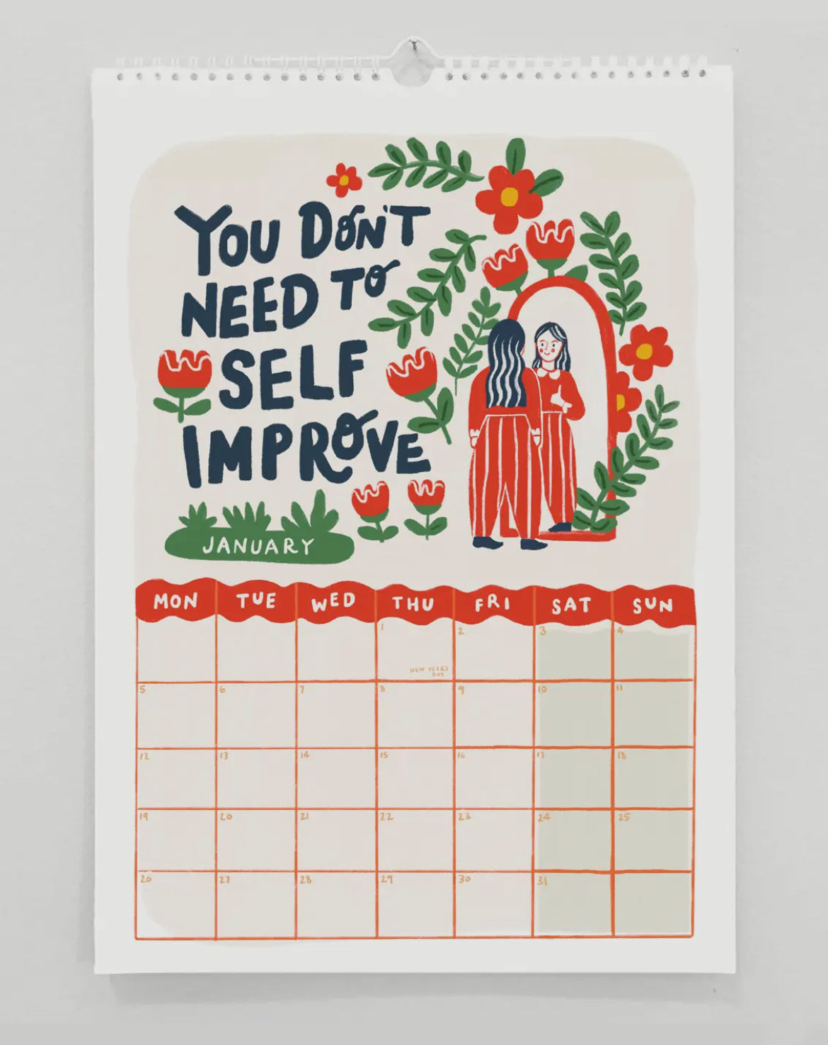 Tips For A Good Year 2026 Wall Calendar