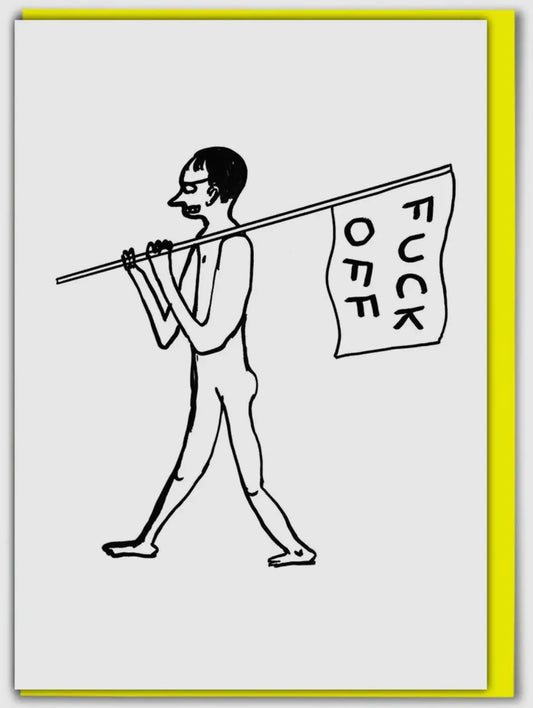 Fuck Off Flag Card