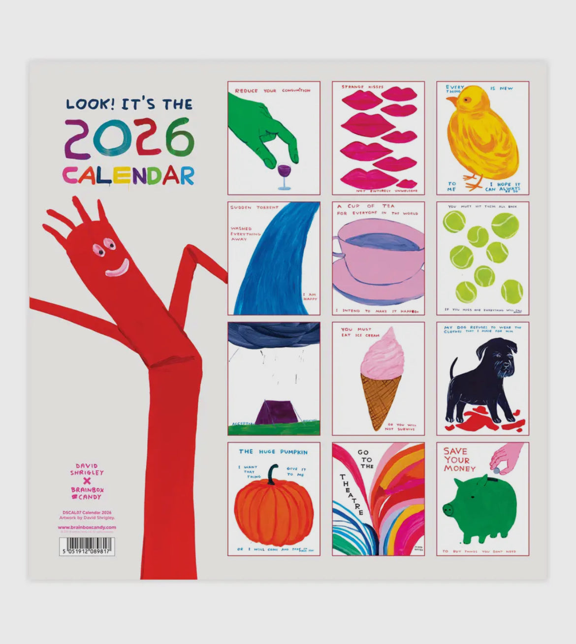 David Shrigley 2026 Calendar