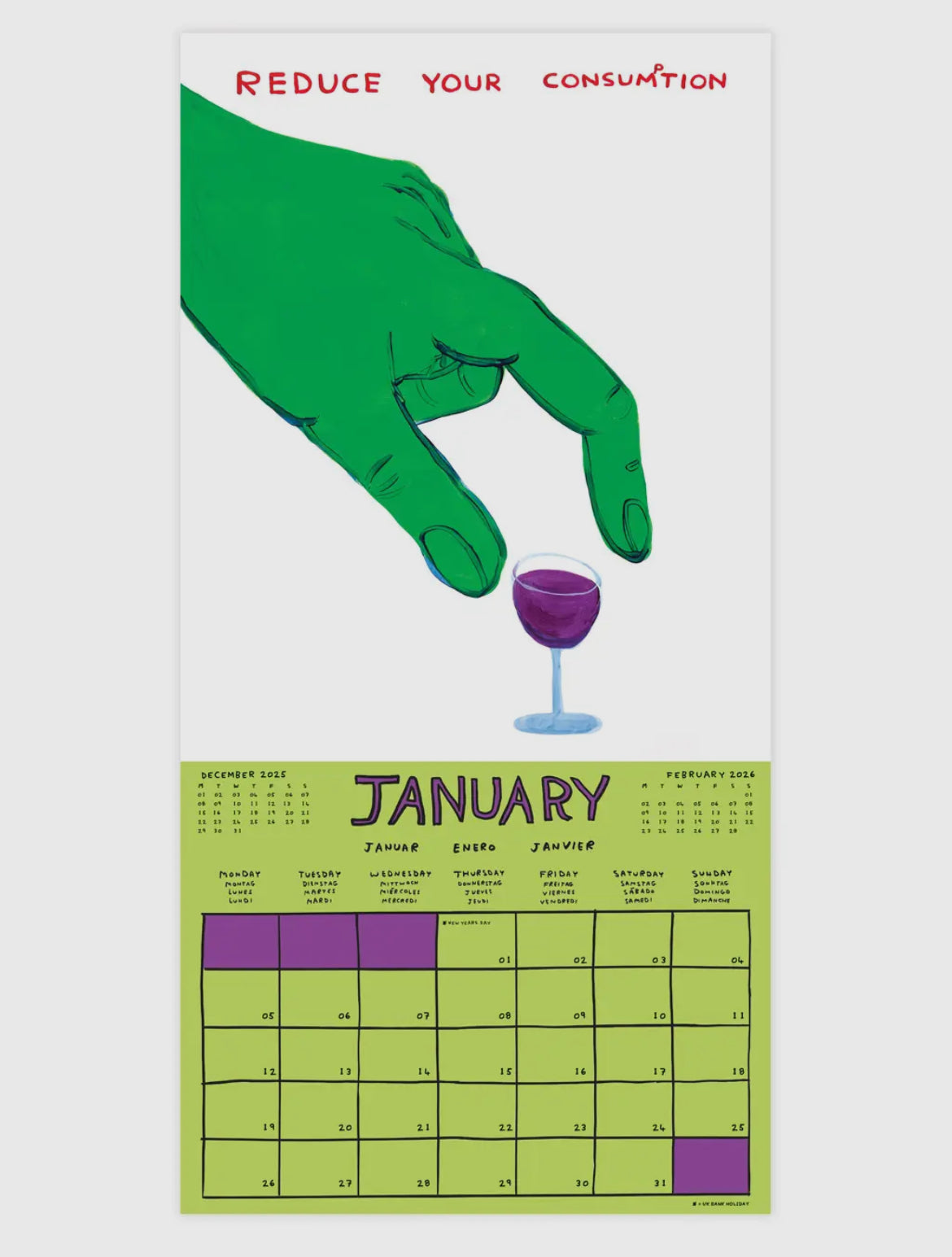David Shrigley 2026 Calendar