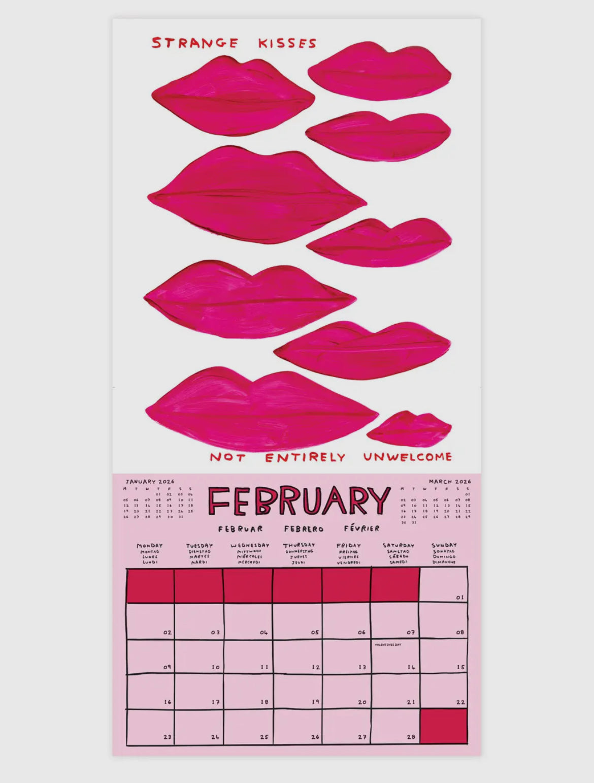 David Shrigley 2026 Calendar