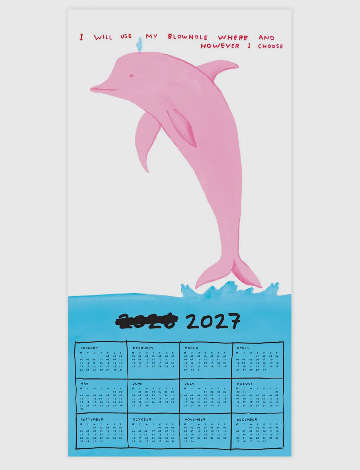 David Shrigley 2026 Calendar