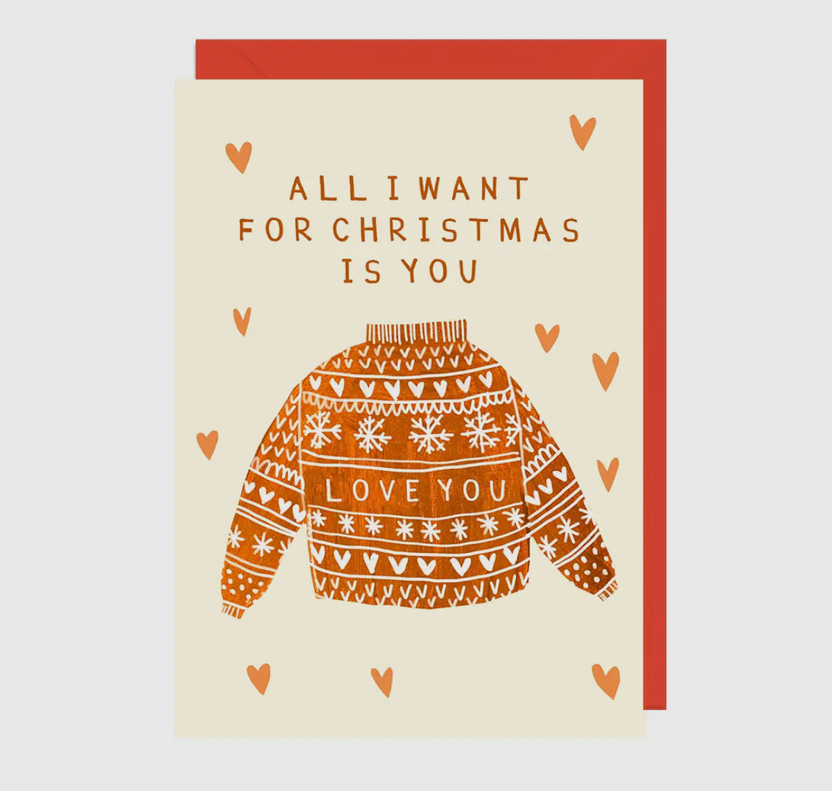 All I Want For Christmas Jumper Card
