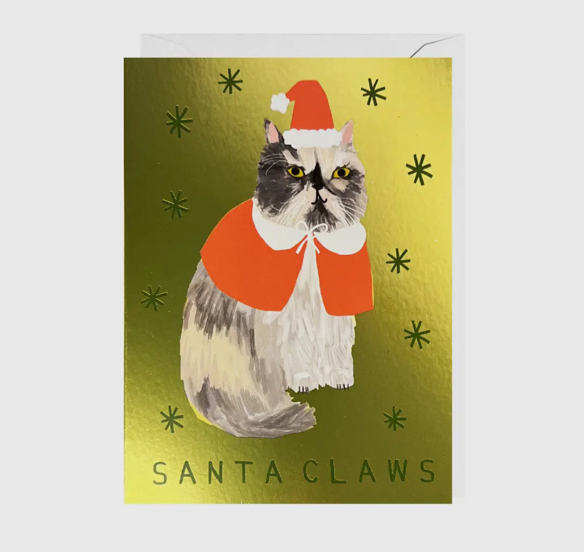 Santa Claws Foil Card