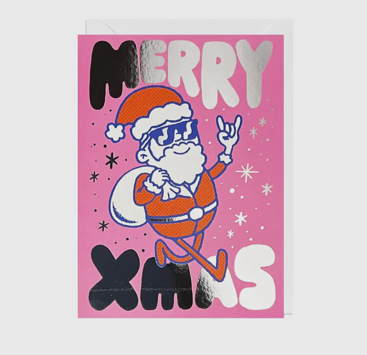 Cool Santa Foil Card