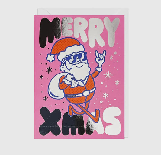 Cool Santa Foil Card