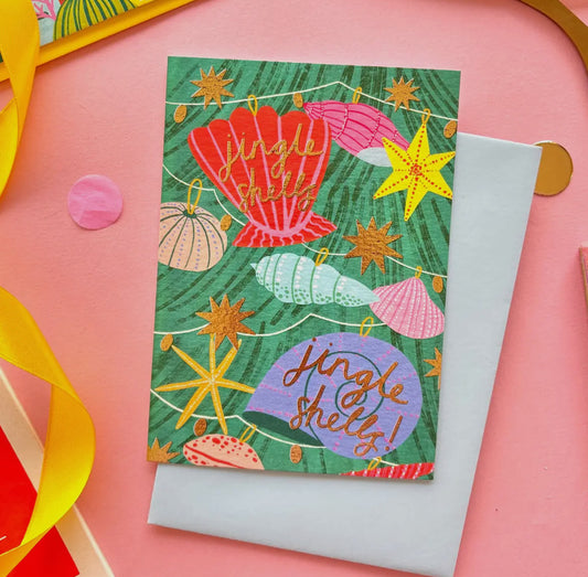 Jingle Shells Christmas Card